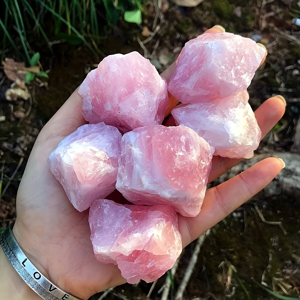 100g Natural Rose Quartz Rough Stone for Love & Energy