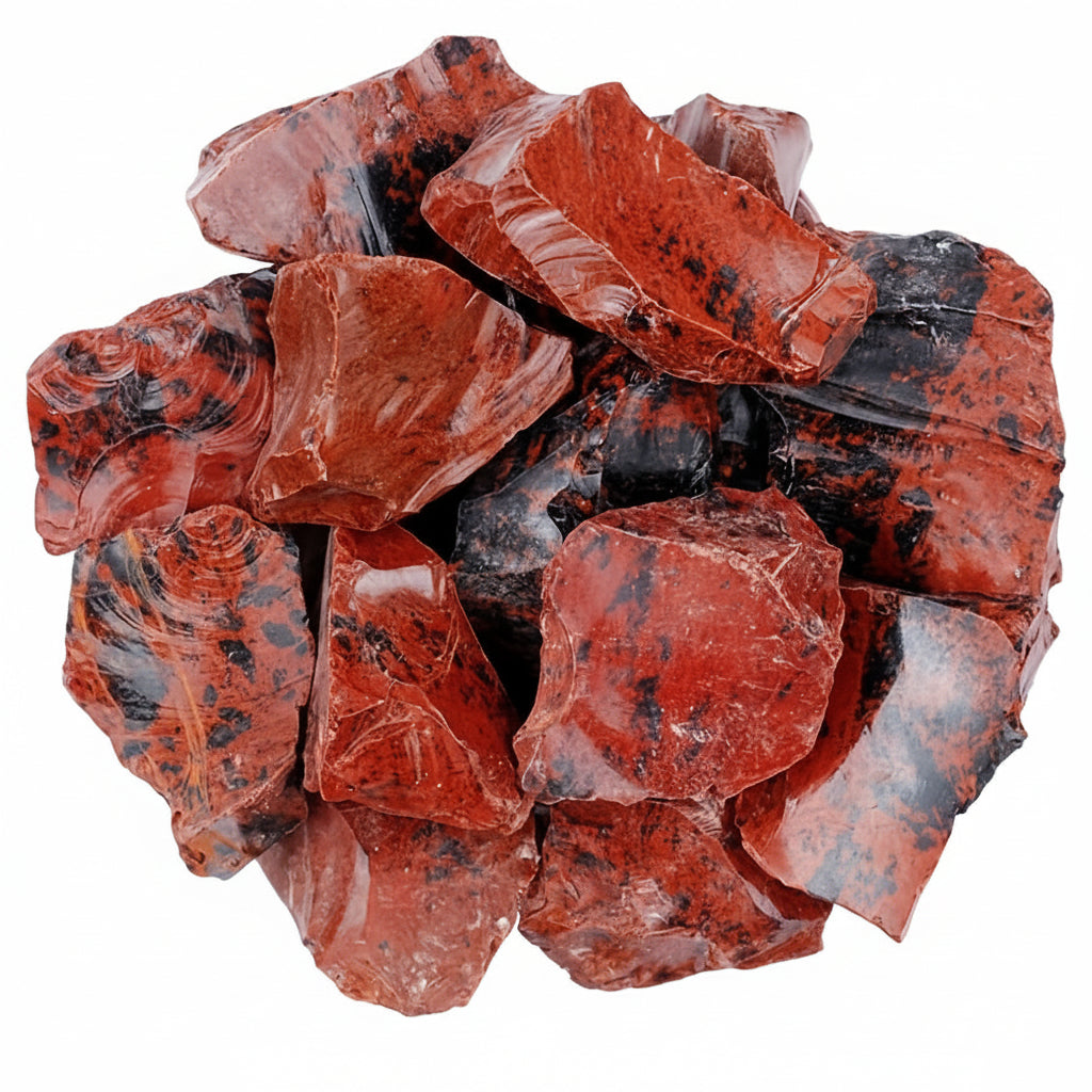 1lb / 460g Raw Red Obsidian for Cleansing, Balancing The Root & Sacral Chakras - MysticPavilion