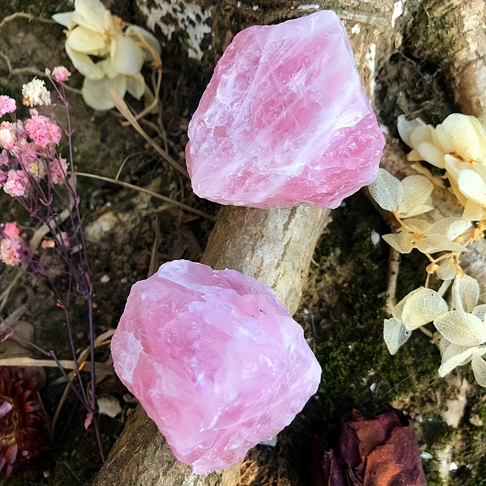 100g Natural Rose Quartz Rough Stone for Love & Energy
