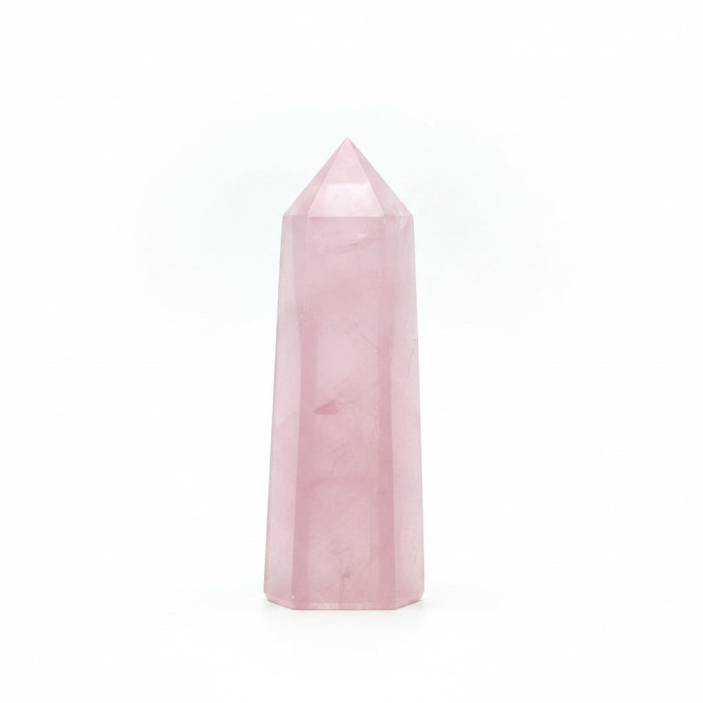Pink Rose Quartz Wand For Love - MysticPavilion