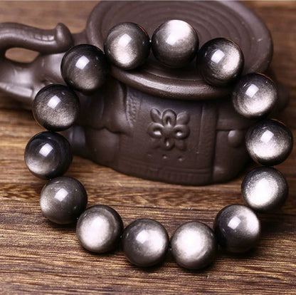 Obsidian Bracelet For Health, Protection & Knowledge - MysticPavilion