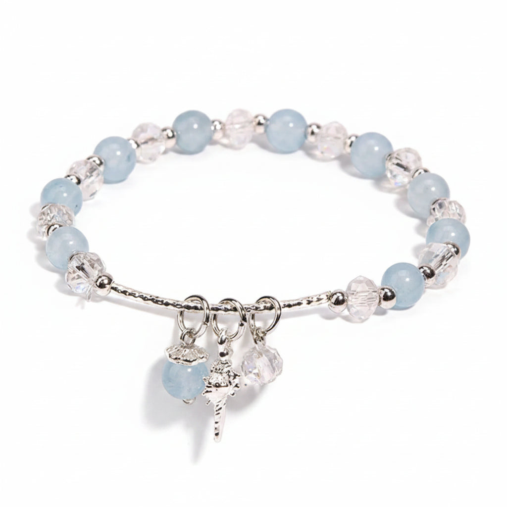 Blue Crystal Bracelet For Love, Healing & Companion - MysticPavilion