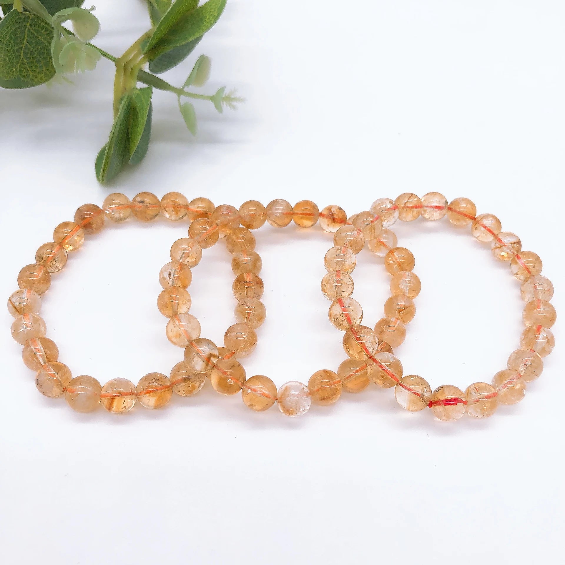 Natural Citrine Beaded Bracelet For Prosperity, Joy, And Creativity - MysticPavilion