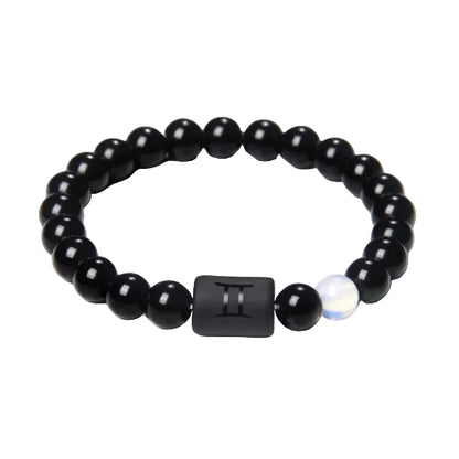 Black Onyx Zodiac Sign Bracelet - MysticPavilion