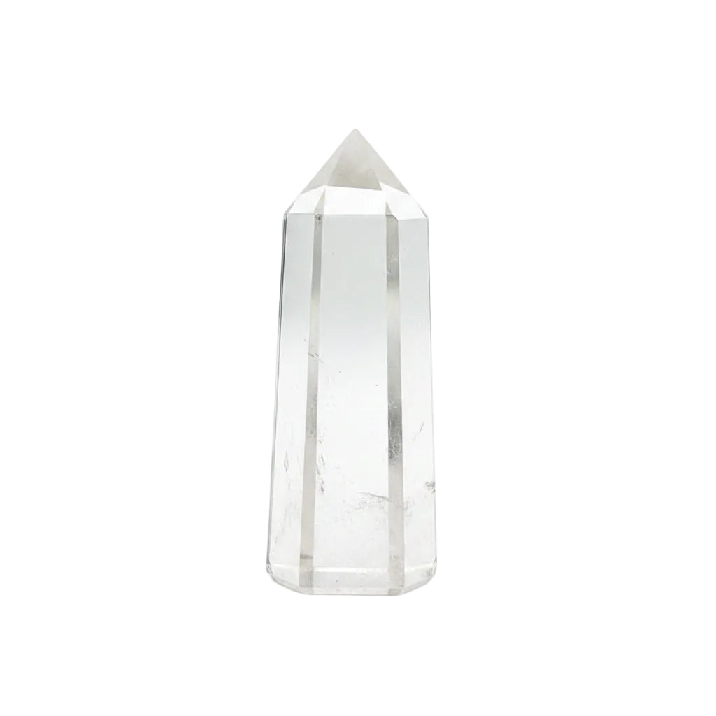 Clear Crystal Hexagonal Wand For Manifestation - MysticPavilion