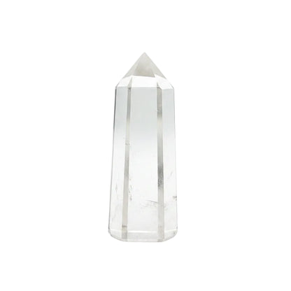 Clear Crystal Hexagonal Wand For Manifestation - MysticPavilion
