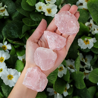 100g Natural Rose Quartz Rough Stone for Love & Energy