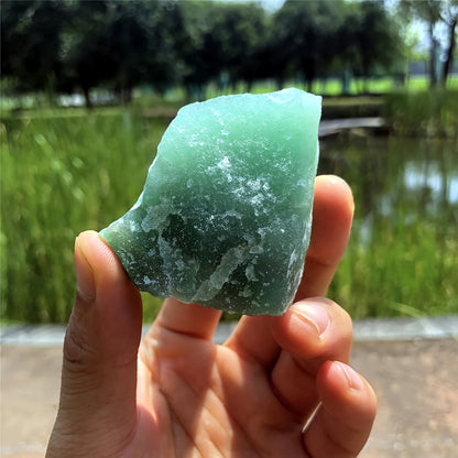 200g Raw Green Aventurine for Abundance, Growth and Prosperity